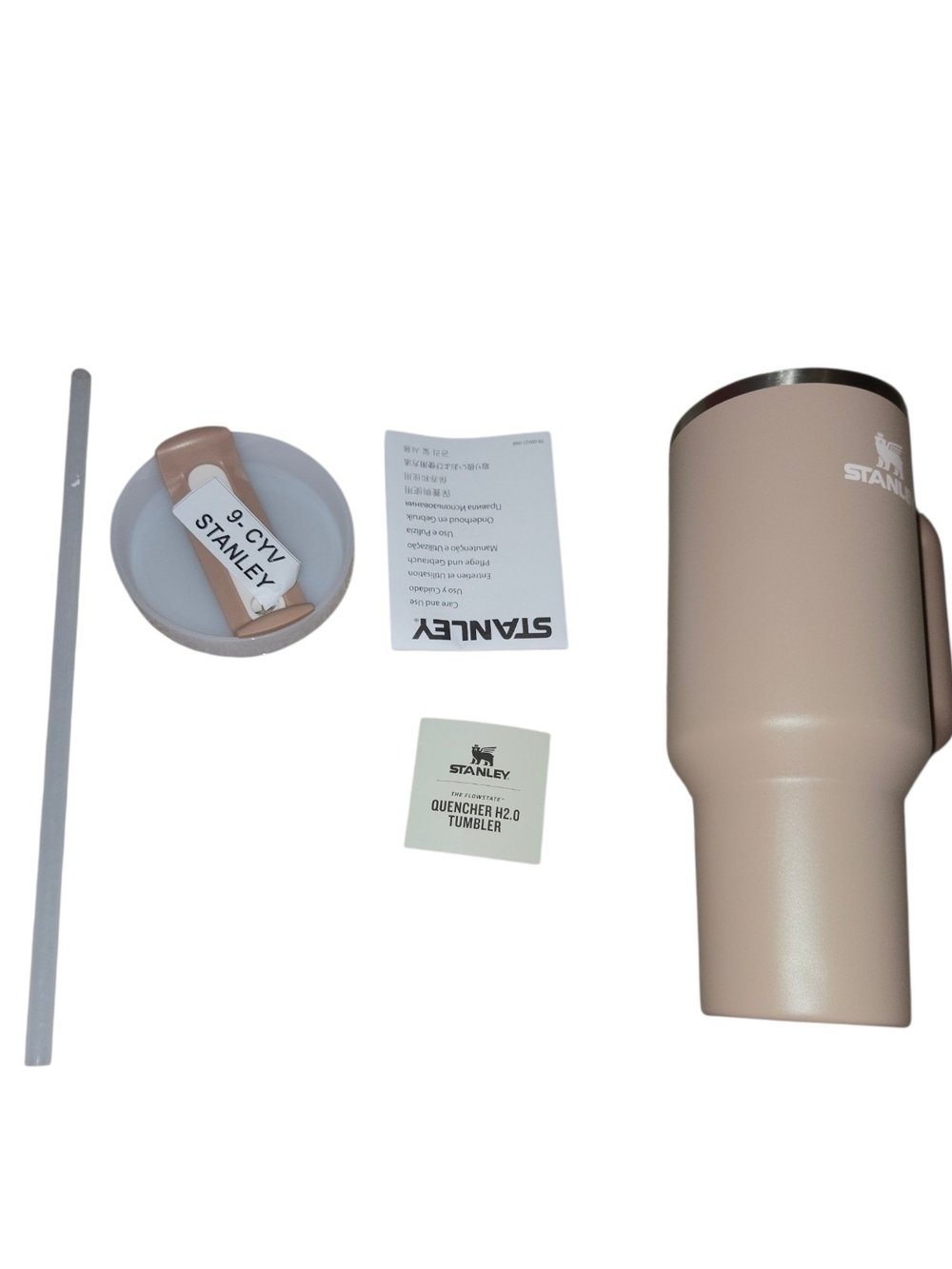 Stanley The Almond Rose Quencher H2.0 Flowstate Tumbler 40oz
